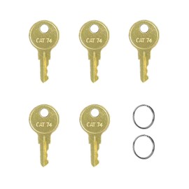 ORTREE Dispenser Keys for Bobrick,33043 CAT74 Toilet Paper Towel Dispenser Key,Paper Towel and Waste Receptacles Key Compatible with Janitor Bobrick Cat 74 Dispenser,Pack of 5