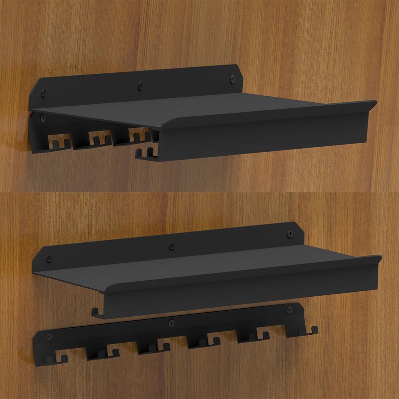Kryptholder Gym Wall Storage Rack Compatible with Tonal Accessories, Metal