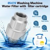 Upgraded 85470 Washing Machine Water Filter,Micron Down Sediment Filter,85470 inline