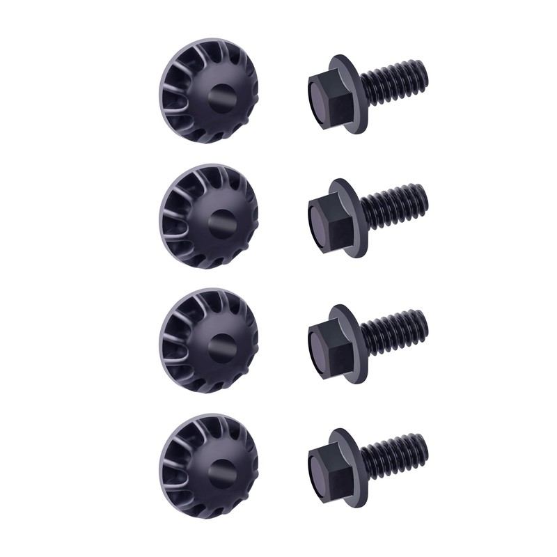 XYgdhqpt ​​4Pcs Rocker Recliner Black Bolts with Grommets Compatible with