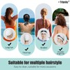 Tripsky Silicone Swim Cap,Comfortable Bathing Cap Ideal for Curly Short