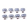 8pcs/set Single Shower Door Rollers Runners Wheels Upperand Down 23mm