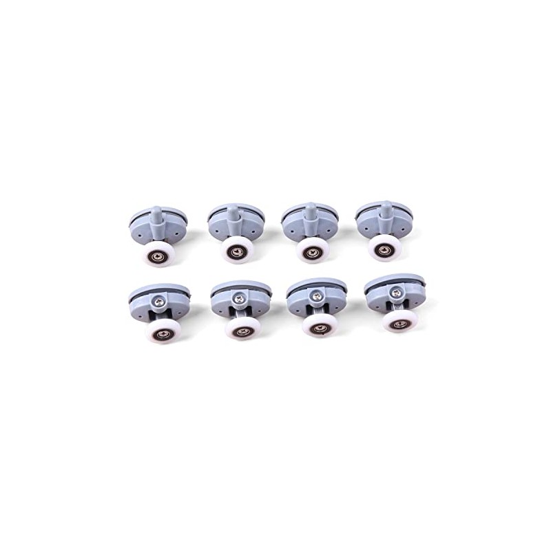 8pcs/set Single Shower Door Rollers Runners Wheels Upperand Down 23mm