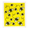 Retro Kitchen Compostable Sponge Cloth - Bees, 1 Cloth