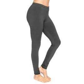 Women's Full Length Leggings Charcoal Gray 3X