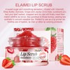 Strawberry Lip Scrub & Repair, Exfoliator & Moisturizer for Chapped,
