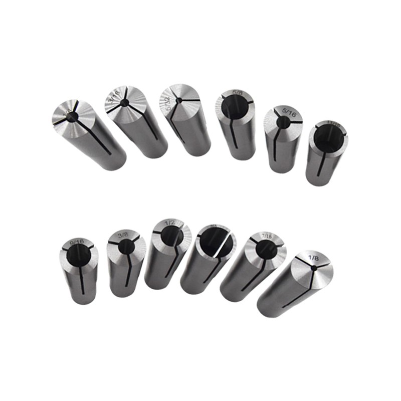 LiGuVCY Morse Taper Collet Kit MT3 Taper Collet 1/8-3/4 Inch