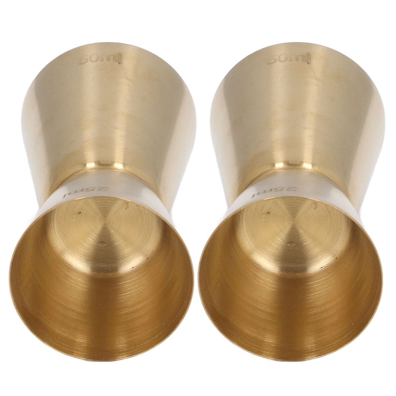 Double Head Cocktail Jigger Stainless Steel Gold Wine Jigger Bar