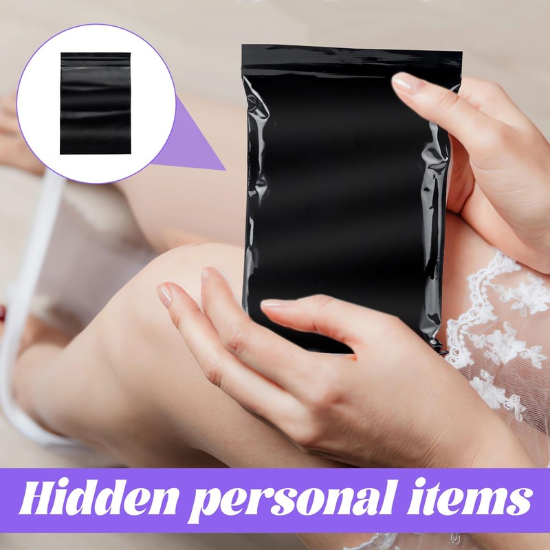 Sanitary Disposal Bags, 120 Pcs Period Bag, Balck Tampon Disposal