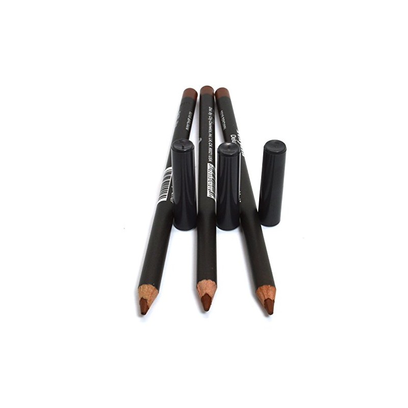 3 Pcs x Italia 1018 Brown Fine Eye liner Pencil