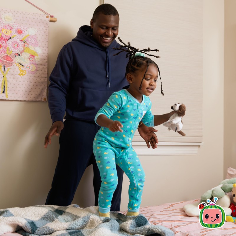 CoComelon - Pijama Unisex de algodón sin pies para niños,