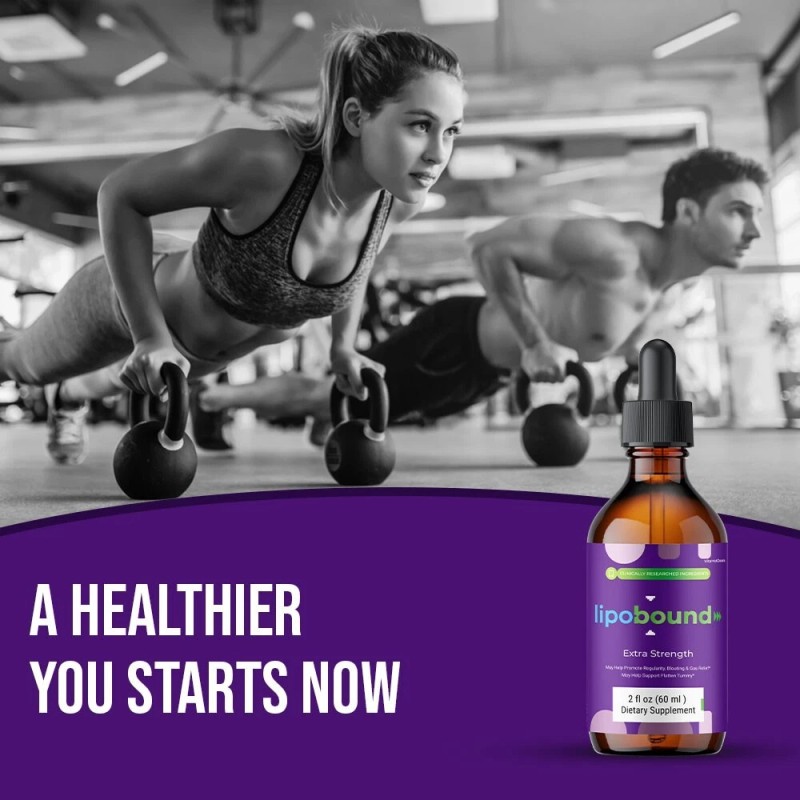 Lipobound Drops Liquid Supplement, All Natural Lipo Bound Supplement (2