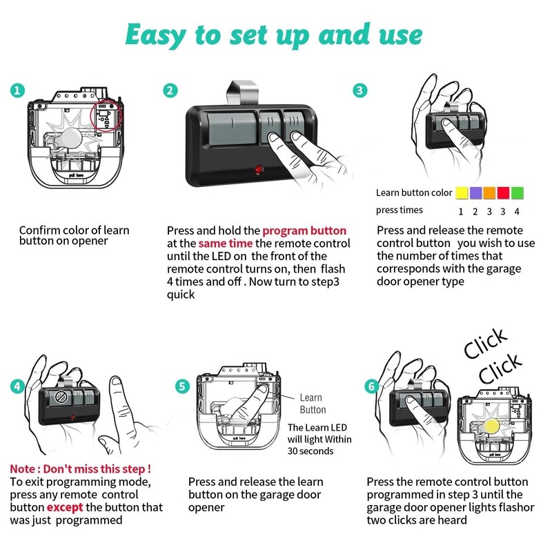 2 Replacement for Liftmaster Chamberlain Sears Craftsman 893MAX Garage Door