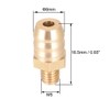 sourcing map Brass Metric Barb Connector Hose Nozzle 8mm x