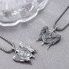 Saint Michael Necklace Sterling Silver 925, St Michael Archangel Pendant