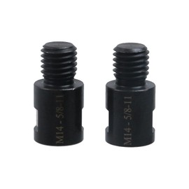 Pastlla 2 Pcs M14 to 5/8"-11 Angle Grinder Attachment Converter, Female Male Angle Grinder Adapter Connecting Attachment, for Rotary Burr Cut-off Wheel Power Tool Accessories