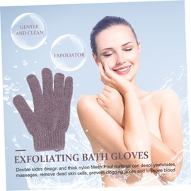 Healvian 6pairs Bath Exfoliating Gloves for Body Scrubbing Five-finger Design Suitable for Men and Women for Showers and Saunas Easy to Clean and Use