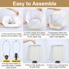 Rectangle Lamp Shades Set of 2, 10.5" x 10"x 13"