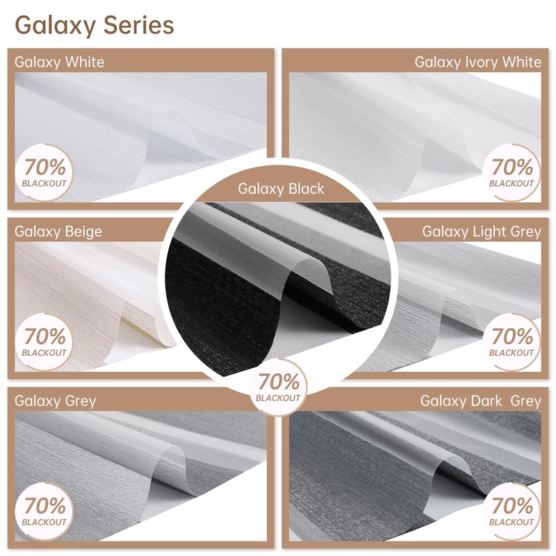 Kincmo Motorized Blinds with Remote, Motorized Zebra Shades Work with