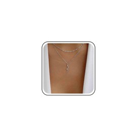 Xmsrn Vintage Layered Snake Chain Punk Snake Pendant Necklace Snake Choker Necklace Goth Snake Necklace Punk Animal Necklace Chain Jewellery for Women and Girls, Zinc, No Gemstone