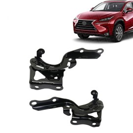Vantage Auto Parts - Front Hood Hinges Compatible with Lexus NX200t & NX300 2018-2021 & NX300h 2015-2021 | DIRECT REPLACEMENT | Steel | 5341078030 5342078030 | LX1236147 LX1236146