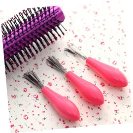 Beavorty Comb Cleaning Handle Tool Hair Brush Remover Mini Hair Cleaning Tool Plastic Random Color