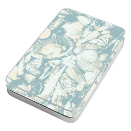 MightySkins Skin Compatible with Lifeprint 3x4.5 Hyperphoto Printer - Blue Seashells | Protective, Durable, and Unique Vinyl wrap Cover | Easy to Apply, Remove, and Change Styles | Made in The USA