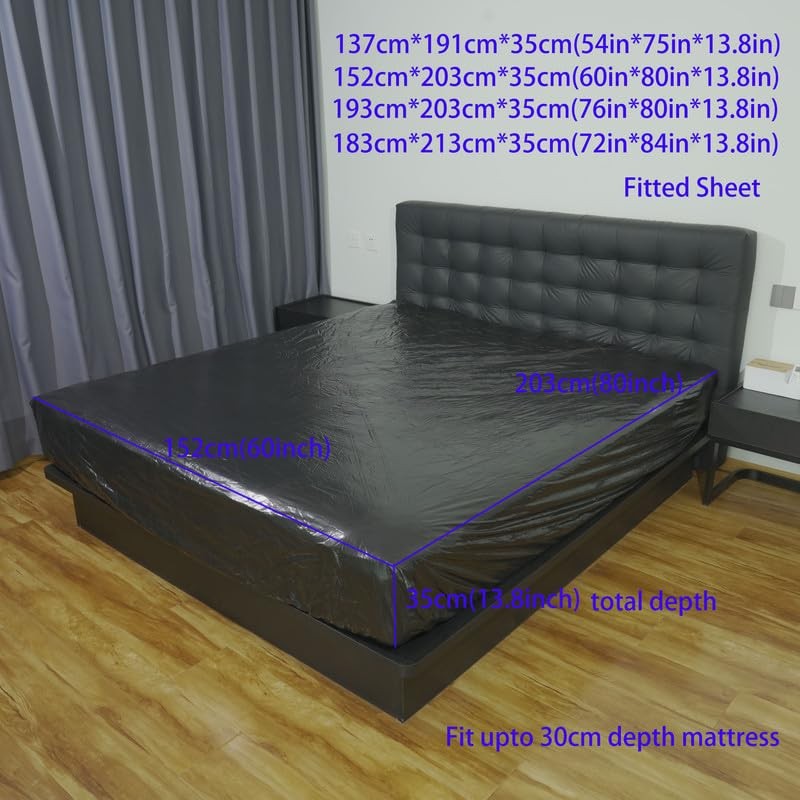 BECKCOVER PVC Waterproof Elastic Band Bed Sheet - Sensual Luxury