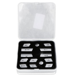 14Pcs Air Condition Button Cover Trim AC Control Stickers Fit for Jaguar XF 2012‑2015