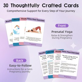 The Birth Deck: 30 Ways to Comfort a Woman in Labor, Pregnancy Birth & Postpartum Affirmation Cards, New Mom Affirmation Cards, Pregnancy Mom Gifts for Women, Wife, Daughter, Friend
