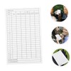 OHPHCALL Golf Score Tracker Sheets 15pcs Mini Golf Scorecards Coated