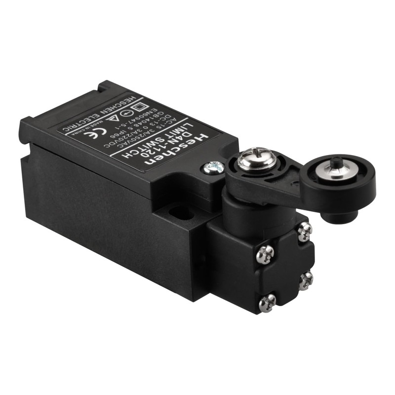 Heschen Vertical Safety Limit Switch, D4N-1120, 1NC/1NO, Fast-Action Type, 3A