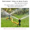 4 Pack Gear Drive Sprinkler for Yard Garden Lawn Above