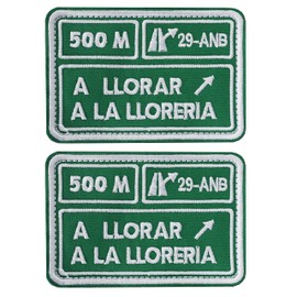 AXEN A Liorar A La Lioreria Patches, Style 2, Pack of 2