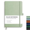 RETTACY Notebook Lined A5, Journal Diary with 192 Numbered Pages,