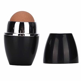 Rodillo Absorbente de Aceite Facial, Rodillo para el Control de la Piel Grasa Rodillo Facial Piedra Volcánica Absorbente de Aceite Rodillo Facial Limpieza Facial Bola de Masaje para el(negro)