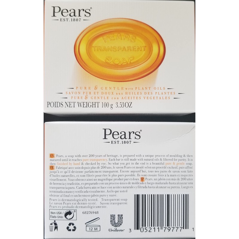 Pears Transparent Soap 3.5oz