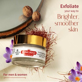 Ayouthveda Kunkumadi Face Scrub Nourishing Exfoliator | Revitalize & Refine Skin Texture - (Pack of 1, 50Gm)