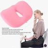 Memory Foam Seat Cushion Breathable Hollow Core Orthopedic Hemorrhoids Sitting