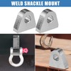 uxcell 2 Pcs Welded on Shackles Clevis Mount 1" Thickness