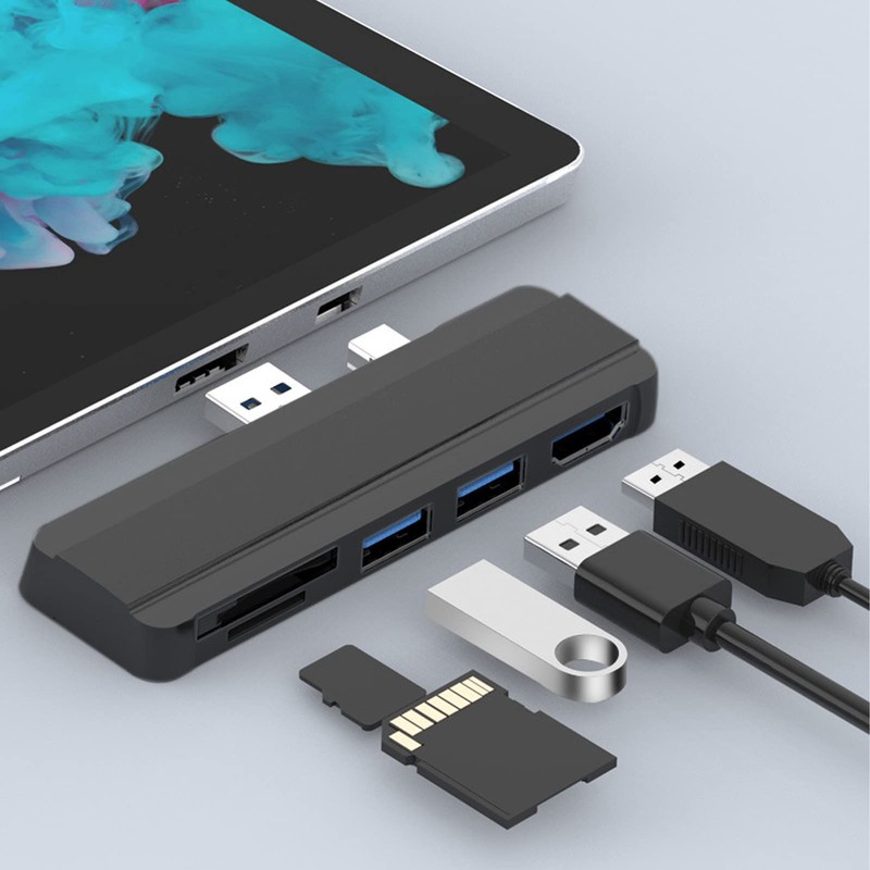 para Docking Station, 5 en 1 4K Resolución 5Gbps Speed