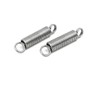 sourcingmap 0.8mmx6mmx30mm 304 Stainless Steel Tension Springs Silver Tone 10pcs