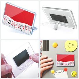 Classic Rectangle Magnet with Stand - Deck of Cards Poker Card Game - Fridge Locker Office Whiteboard Toolbox #50737