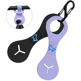 PuppyDoggy Dog Poop Bag Holder for Leash Waste Bag Carrier Dog Poop Bag Dispenser for Walking Running Bicycle Accessory 2 Pieces