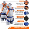 TT TRSMIMA Safety Harness Fall Protection Kit: Full Body Roofing