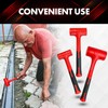 YIYITOOLS Dead Blow Hammer Set, 3 Piece/16oz(1LB),27oz(1.5LB),45oz(3LB),Red and Black, Shockproof