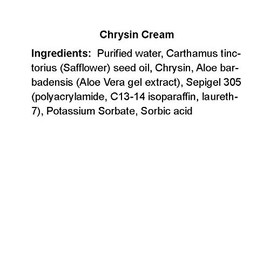 Naturally Complete Chrysin Cream 4 oz. Jar | for Men and Women | Non-GMO | Unscented | Soy-Free | Made in The USA