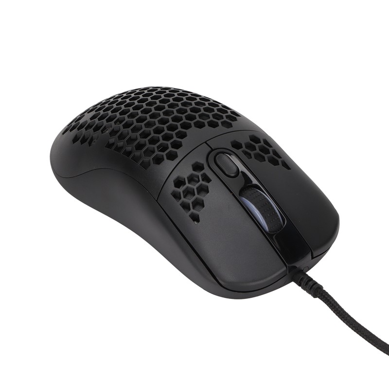 Mechanical Mouse RGB Backlight 6400DPI Ergonomic Honeycomb Usb Wired Gaming