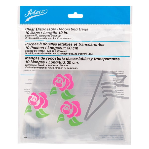 Disposable Drawstring Bags 12" (Pack of 10), Clear #460 /63-1765-18
