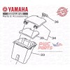 YAMAHA F2X-U1708-00 Glove Box, Lid Hatch & Lock Assy GP1800R GP1800 VX 2015-2020